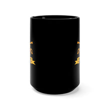 Load image into Gallery viewer, Black Mug 15oz - Army  - 3rd Armored Division - SSI w Br - Ribbon X 300
