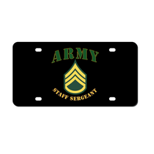 Load image into Gallery viewer, [Made in USA] Custom Aluminum Automotive License Plate 12&quot; x 6&quot; - Army - ARMY -  SSG
