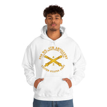 Load image into Gallery viewer, Unisex Heavy Blend™ Hooded Sweatshirt - Army - 2nd Bn 4th Field Artillery Regt - 105mm w Arty Br
