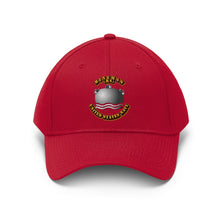 Load image into Gallery viewer, Unisex Twill Hat - Navy - Rate - Navy Mineman - Direct to Garment (DTG) - Printed
