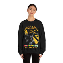 Load image into Gallery viewer, Unisex Heavy Blend Crewneck Sweatshirt - Army - 9th Cavalry (Air Cav) - 1st Cav Division w SVC
