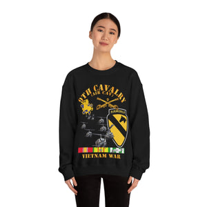 Unisex Heavy Blend Crewneck Sweatshirt - Army - 9th Cavalry (Air Cav) - 1st Cav Division w SVC