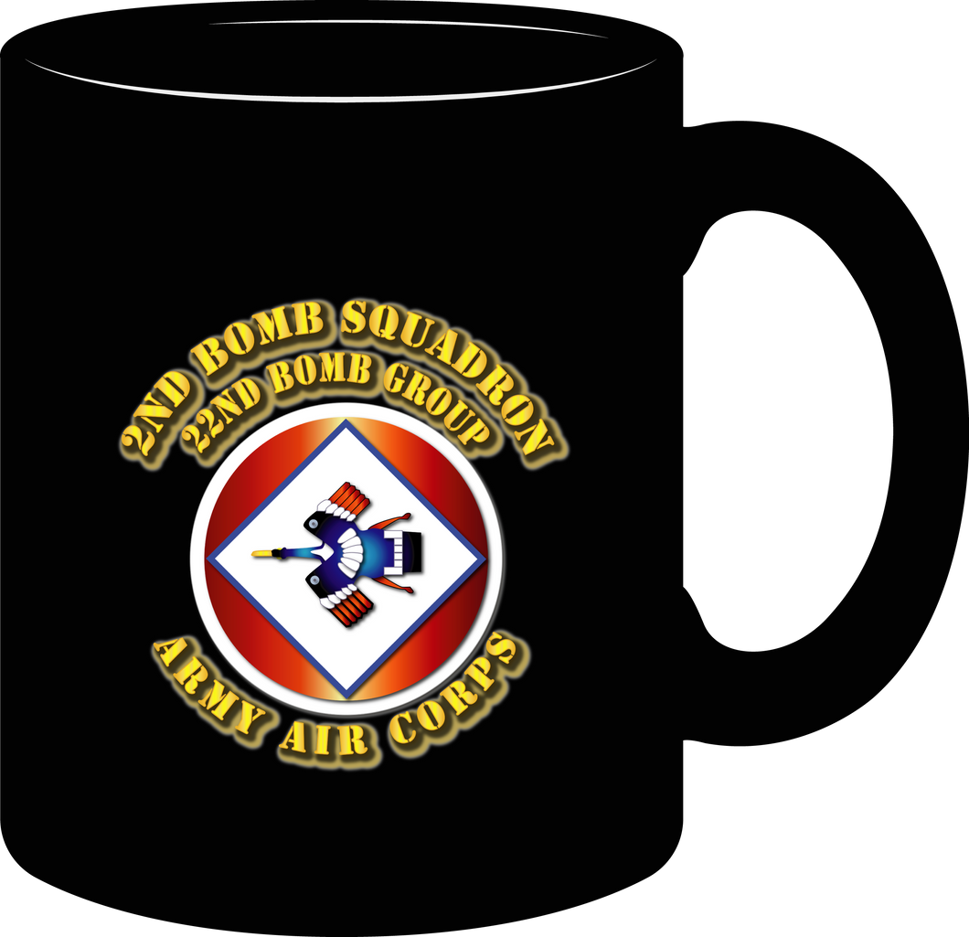 Army Air Corps - 2nd Bomb Squadron - Mug