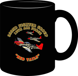 Army Air Corps - 332 Fighter Group - 12th Air Force - Red Tails - Mug
