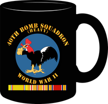 Load image into Gallery viewer, Army Air Corps - 40th Bomb Squadron - World War II with Pacific Service Ribbons - Mug
