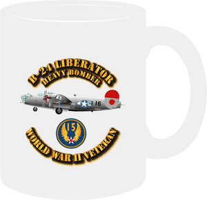 Army Air Corps - 49th Bomb Wing - B-24 Liberator - 15th Air Force - Mug