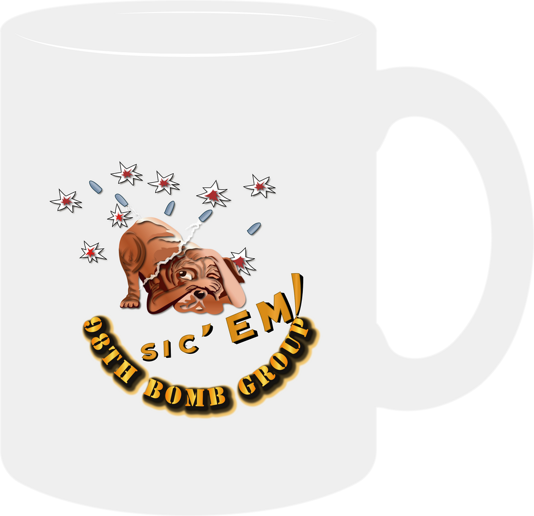 Army Air Corps - 98th Bombardment Group - Sic em - Mug