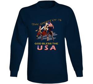 America - Spirit Of 76 - God Bless The Usa Long sleeve