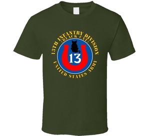 Army - 13th Infantry Divison - Black Cat Classic T Shirt