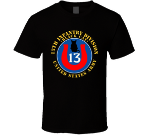 Army - 13th Infantry Divison - Black Cat Classic T Shirt