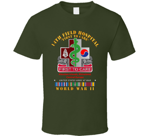 Army - 14th Field Hospital W  Wwii  Eu Svc Classic T Shirt