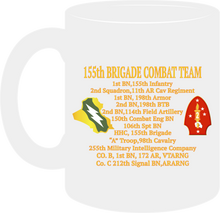 Load image into Gallery viewer, Army - 155th Brigade Combat Team Operation Iraqi Freedom with Unit Insignia Mug
