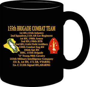 Army - 155th Brigade Combat Team Operation Iraqi Freedom with Unit Insignia Mug