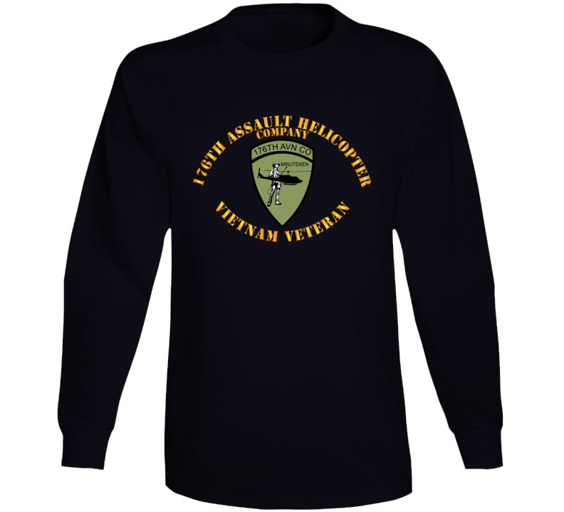 Army - 176th Assault Helicopter Company - Vietnam Vet Long Sleeve