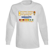 Load image into Gallery viewer, Army - 1st Battalion 14th Infantry - 4th Infantry Division - 2nd Lt Platoon Leader - Vietnam Vet Long Sleeve
