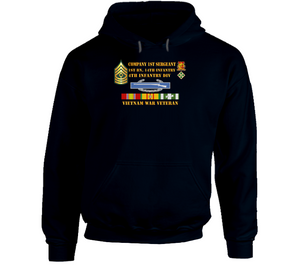 Army - 1st Battalion 14th Infantry - 4th Infantry Division - Company First sergeant - Vietnam Vet  Hoodie