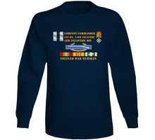 Load image into Gallery viewer, Army - 1st Battalion 14th Infantry - 4th Infantry Division - Company Commander - Vietnam Veteran Long Sleeve
