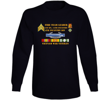 Load image into Gallery viewer, Army - 1st Battalion 14th Infantry - 4th Infantry Division - Fire Team Leader - Sergeant - Vietnam Vet Long Sleeve
