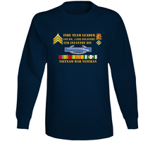 Load image into Gallery viewer, Army - 1st Battalion 14th Infantry - 4th Infantry Division - Fire Team Leader - Sergeant - Vietnam Vet Long Sleeve
