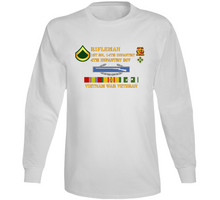 Load image into Gallery viewer, Army - 1st Battalion 14th Infantry - 4th Infantry Division - Rifleman - Private First Class - Vietnam Vet T Shirt, Hoodie and Long Sleeve
