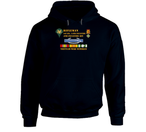Army - 1st Battalion 14th Infantry - 4th Infantry Division - Rifleman - Sp4 - Vietnam Vet T Shirt, Hoodie and Long Sleeve