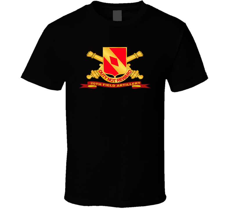 Army - 20th Field Artillery W Br - Ribbon Classic T Shirt