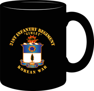 Army  - 21st Infantry Regt w Korea War - Mug