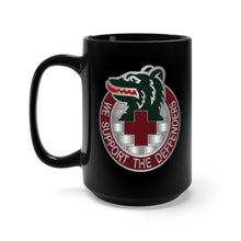 Load image into Gallery viewer, Black Coffee Mug 15oz - Army - 279th Station Hospital - DUI wo Txt X300
