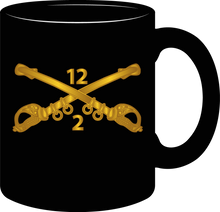 Load image into Gallery viewer, Army - 2nd Battalion, 12th Cavalry Branch without Text - Mug
