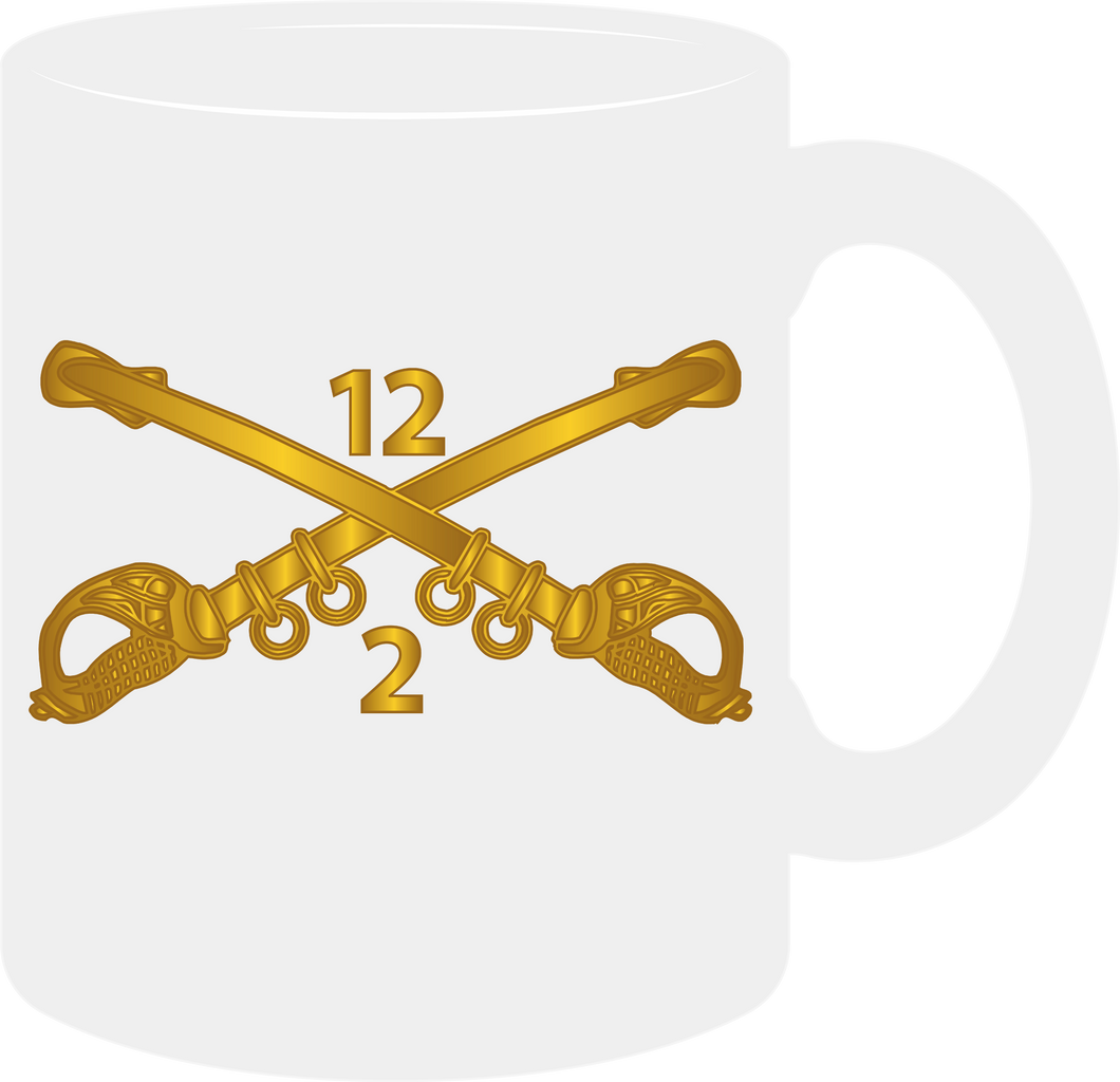 Army - 3rd Squadron - 12th Cavalry Branch - Mug