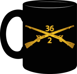 Army - 2nd Battalion - 36th Infantry Regiment Branch - Mug