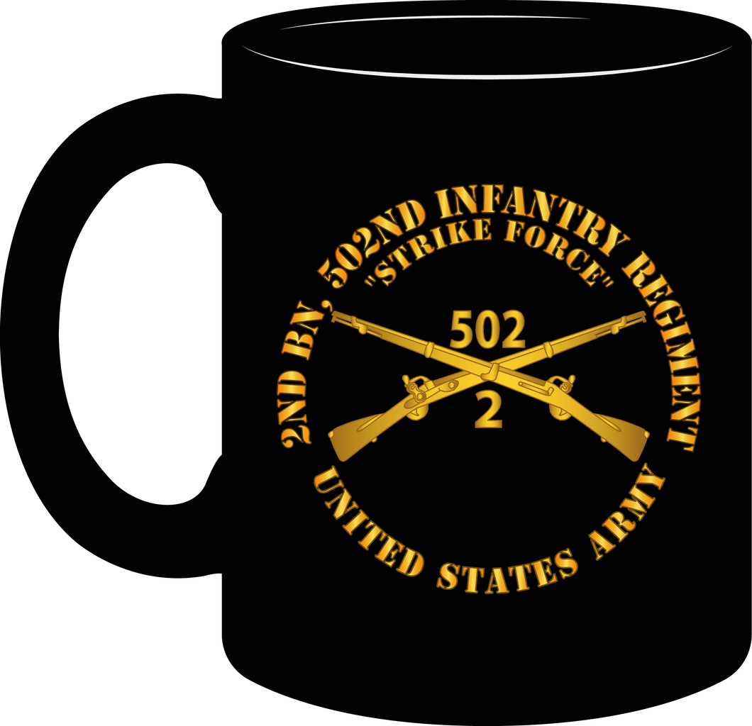 Army - 2nd Battalion 502nd Infantry Regiment - Strike Force - Infantry Branch - Mug