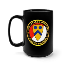 Load image into Gallery viewer, Black Mug 15oz - Army - 2nd Cavalry Division - Buffalo Soldiers
