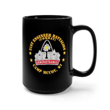 Load image into Gallery viewer, Black Mug 15oz - Army - 31st Engineer Battalion (Combat) - Camp McCoy, WI
