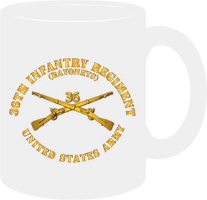 Army - 36th Infantry Regiment - Bayonets - Infantry Branch - Mug