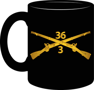Army - 3rd Battalion - 36th Infantry Regiment Branch  - Mug