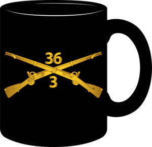 Army - 3rd Battalion - 36th Infantry Regiment Branch  - Mug