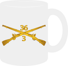 Load image into Gallery viewer, Army - 3rd Battalion - 36th Infantry Regiment Branch  - Mug
