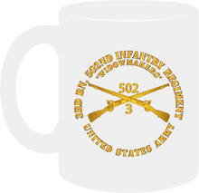 Load image into Gallery viewer, Army - 3rd Battalion 502nd Infantry Regiment - Widowmakers - Infantry Branch - Mug
