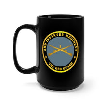 Load image into Gallery viewer, Black Mug 15oz - Army - 3rd Infantry Regiment -The Old Guard w Inf Branch
