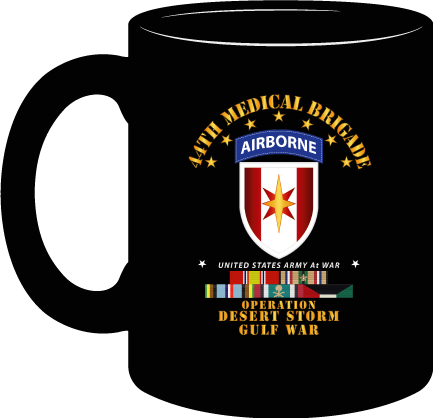 Army - 44th Medical Brigade - Desert Storm with Service Ribbons - Mug