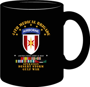 Army - 44th Medical Brigade - Desert Storm with Service Ribbons - Mug