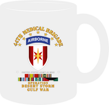 Load image into Gallery viewer, Army - 44th Medical Brigade - Desert Storm w Drop Shadow Svc - Mug
