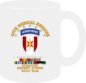 Army - 44th Medical Brigade - Desert Storm w Drop Shadow Svc - Mug