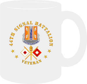 Army - 44th Signal Battalion - Veteran w DUI - Branch - Mug