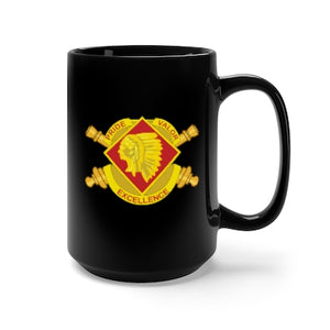 Black Mug 15oz - Army - 45th Artillery Brigade w Branch