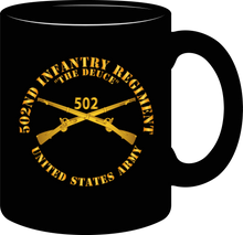 Load image into Gallery viewer, Army - 502nd Infantry Regiment - The Deuce - Infantry Branch- Mug

