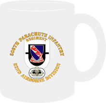 Load image into Gallery viewer, Army -  508th Parachute Infantry Regiment - Distinctive Unit Insignia - Master wo Drop Shadow - Mug
