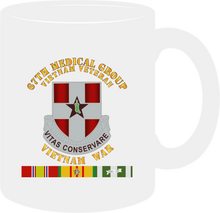 Load image into Gallery viewer, Army - 67th Medical Group - Vietnam Veteran w SVC Ribbons - Mug

