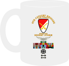 Load image into Gallery viewer, Army - 6th Cavalry Bde - Desert Storm w DS SVC - AFEM w Arrow - Special - Mug

